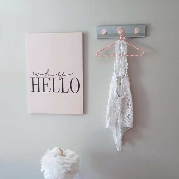 NWT Free People white lace-like crochet thong bodysuit, L - Picture 16 of 16